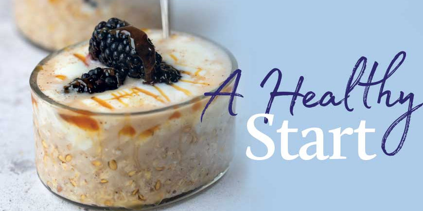 Overnight Oats With Mānuka Honey, Creamy Yoghurt & Blackberries