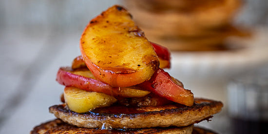 Oats, Manuka Honey, and Cardamon Pancakes - Gluten Free