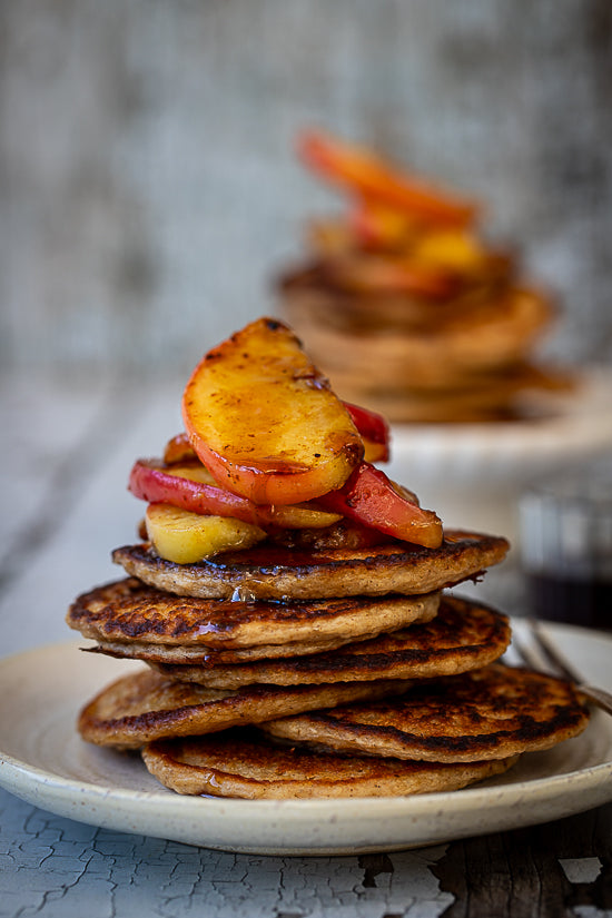 Oats, Manuka Honey, and Cardamon Pancakes - Gluten Free